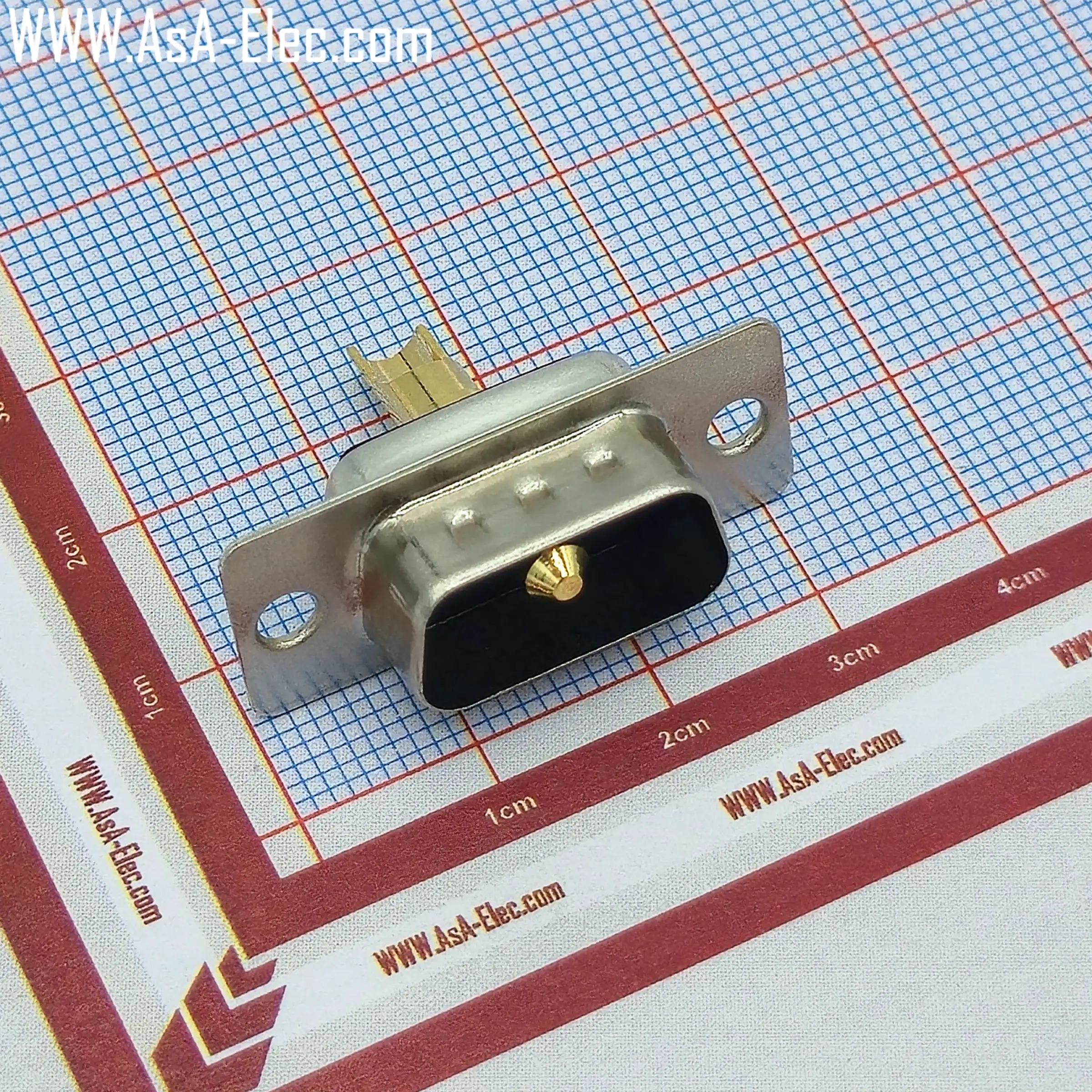 Coaxial D-SUB 1W1 MALE Solder Cup